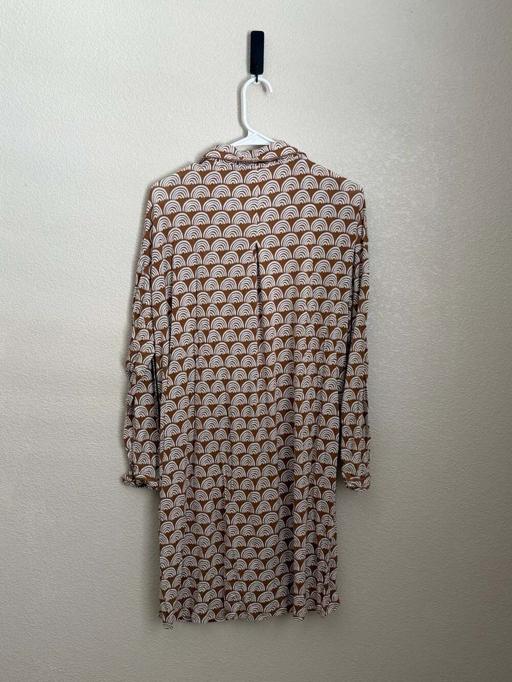 Little Sleepies Rust Rainbows Women's Long Sleeve Bamboo Sleep Shirt - Picture 4 of 6